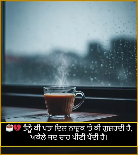 Chai Shayari in Punjabi