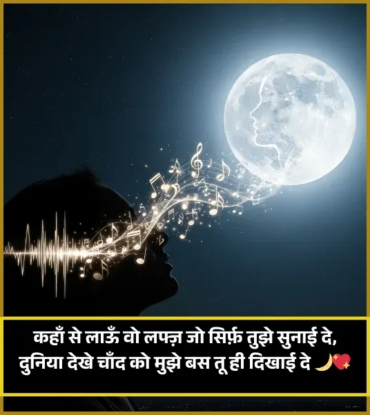 Chand Shayari Gulzar