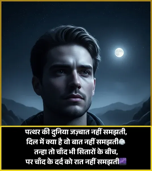 Chand Shayari 2 Line