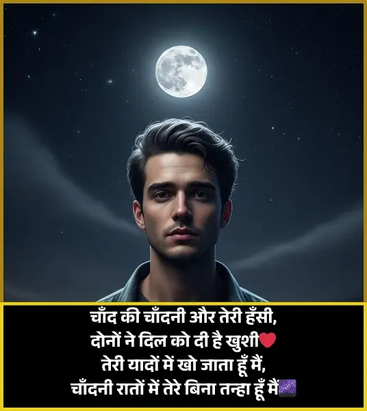 Chand Shayari Love