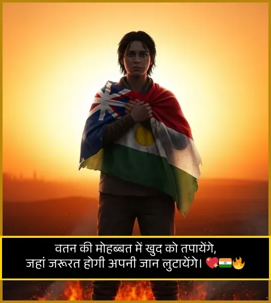 Attitude Desh Bhakti Shayari in Hindi