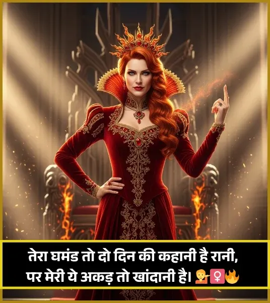 Gussa Female Attitude Shayari Gussa Female Attitude Shayari