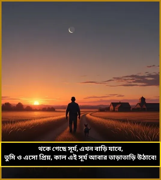 Good Evening Shayari Bengali