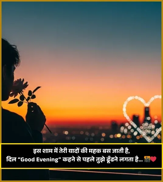 Good Evening Shayari