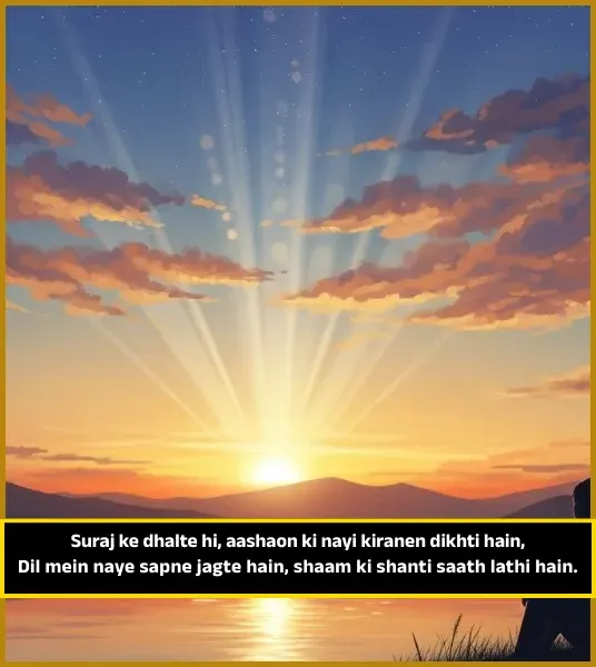 Good Evening Shayari in Hindi