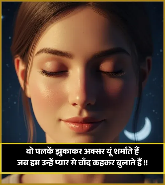 Moon Shayari in Hindi Text Moon Shayari in Hindi Text