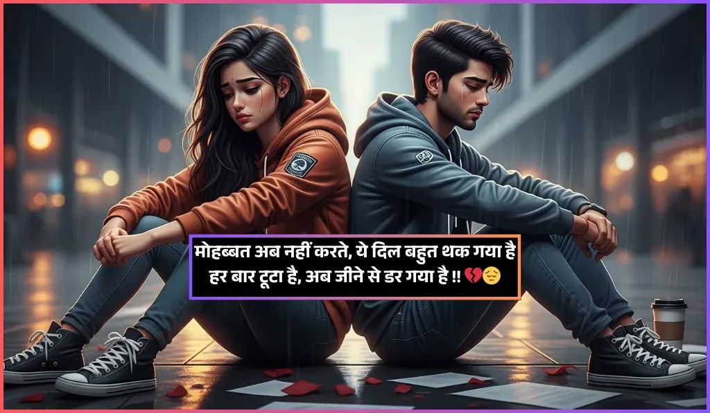No Love Shayari