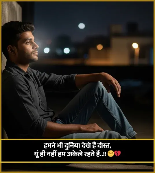 No Love Shayari in Hindi