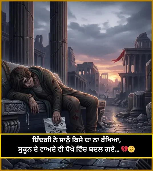 Punjabi Sad Shayari on Life