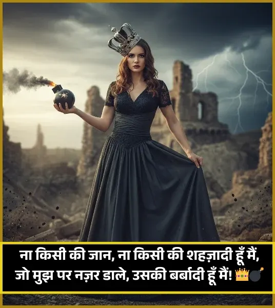 Female Attitude Shayari in English Female Attitude Shayari in English