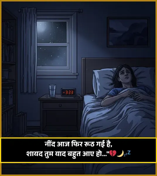 Sleep Shayari Hindi